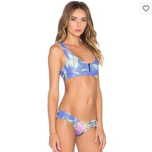 Stone Fox Swim Zoey Top in Blue Ginger